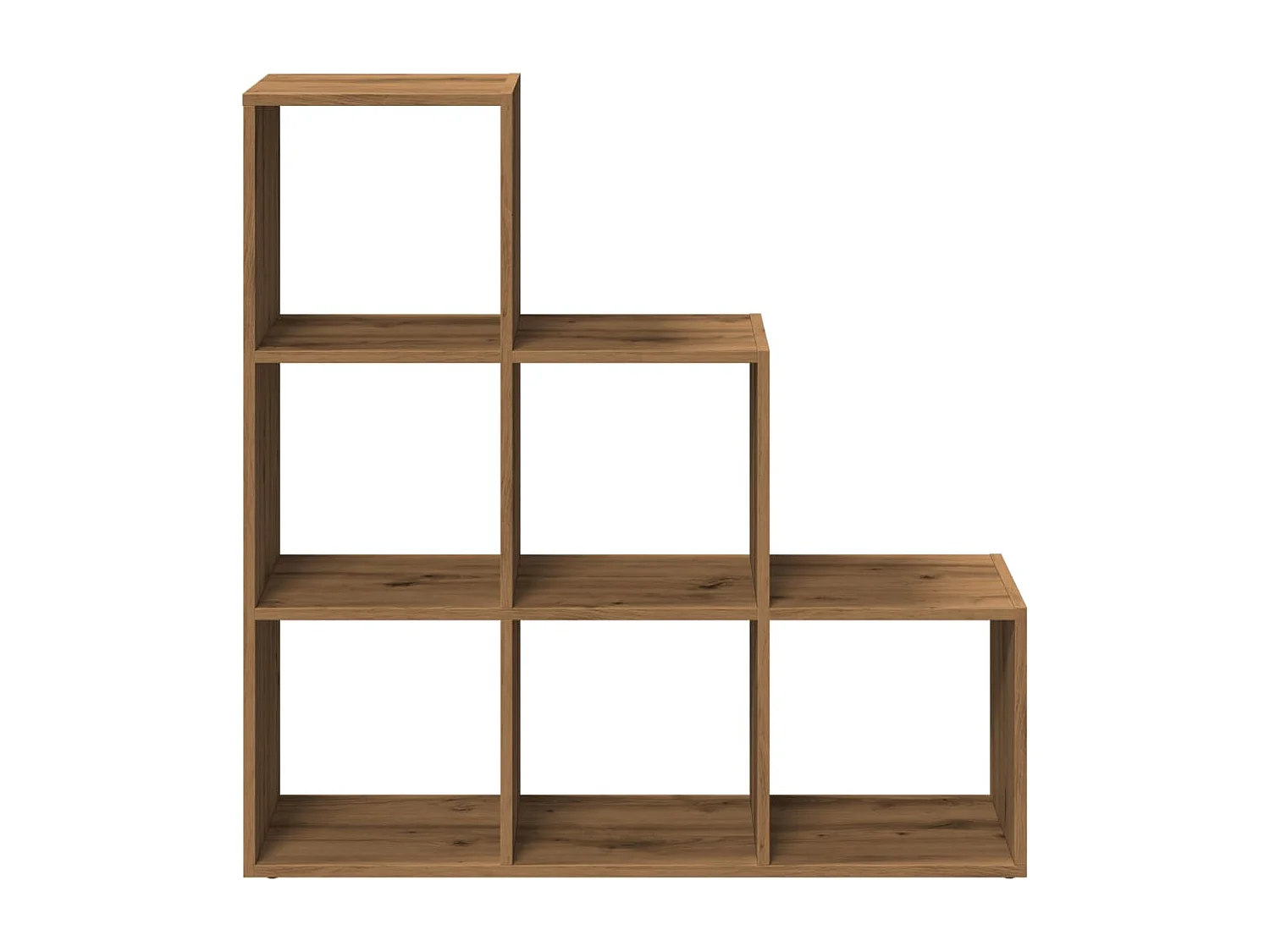 Libreria Divisorio 3Piani Rovere Artigianale 99x29x99Truciolato