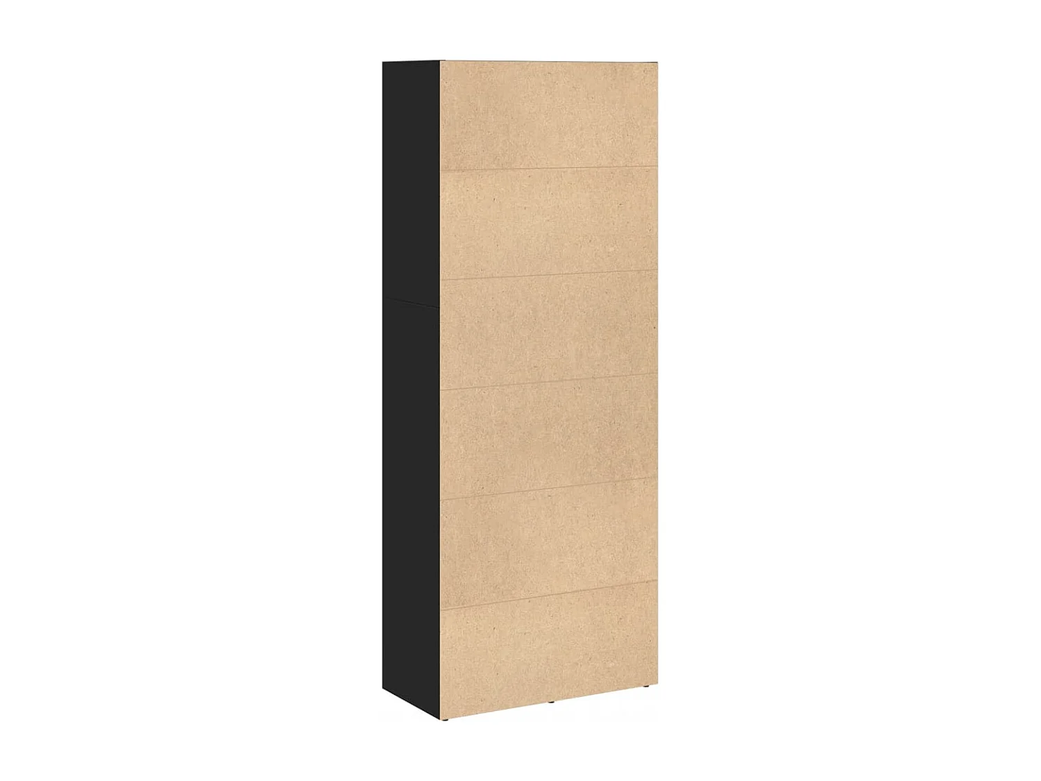 Libreria Rovere Fumo 60x24x109 cm in Truciolato
