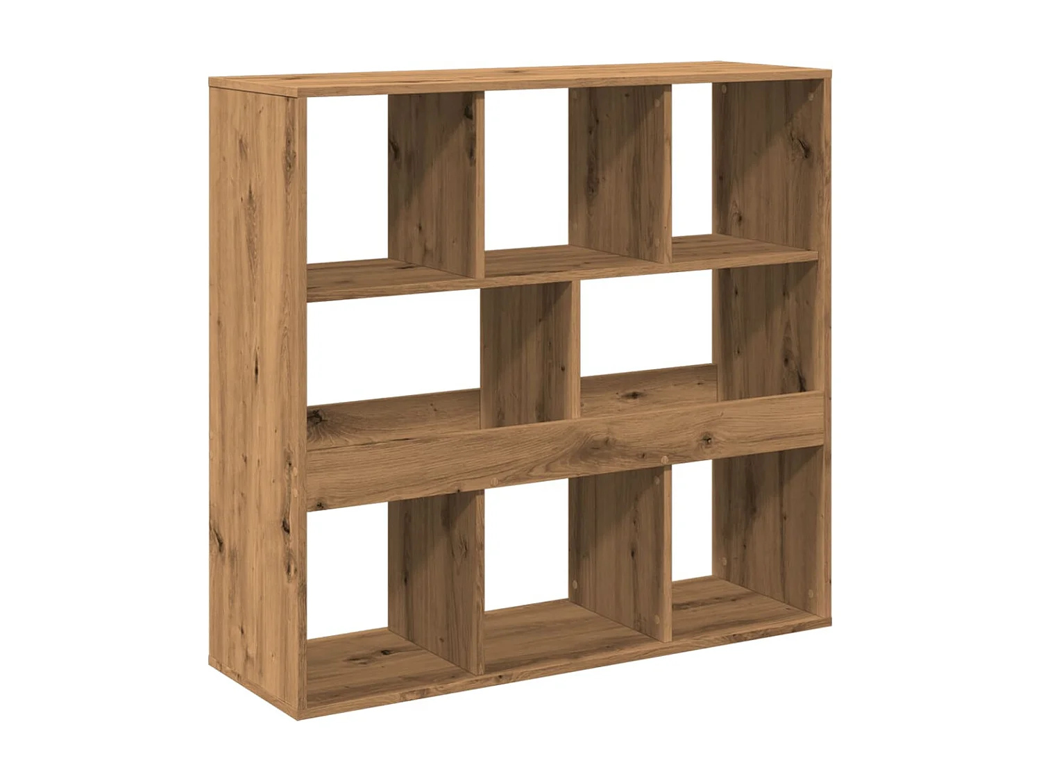 Bibliothèque/Séparateur de pièce gris béton 100x33x94,5 cm