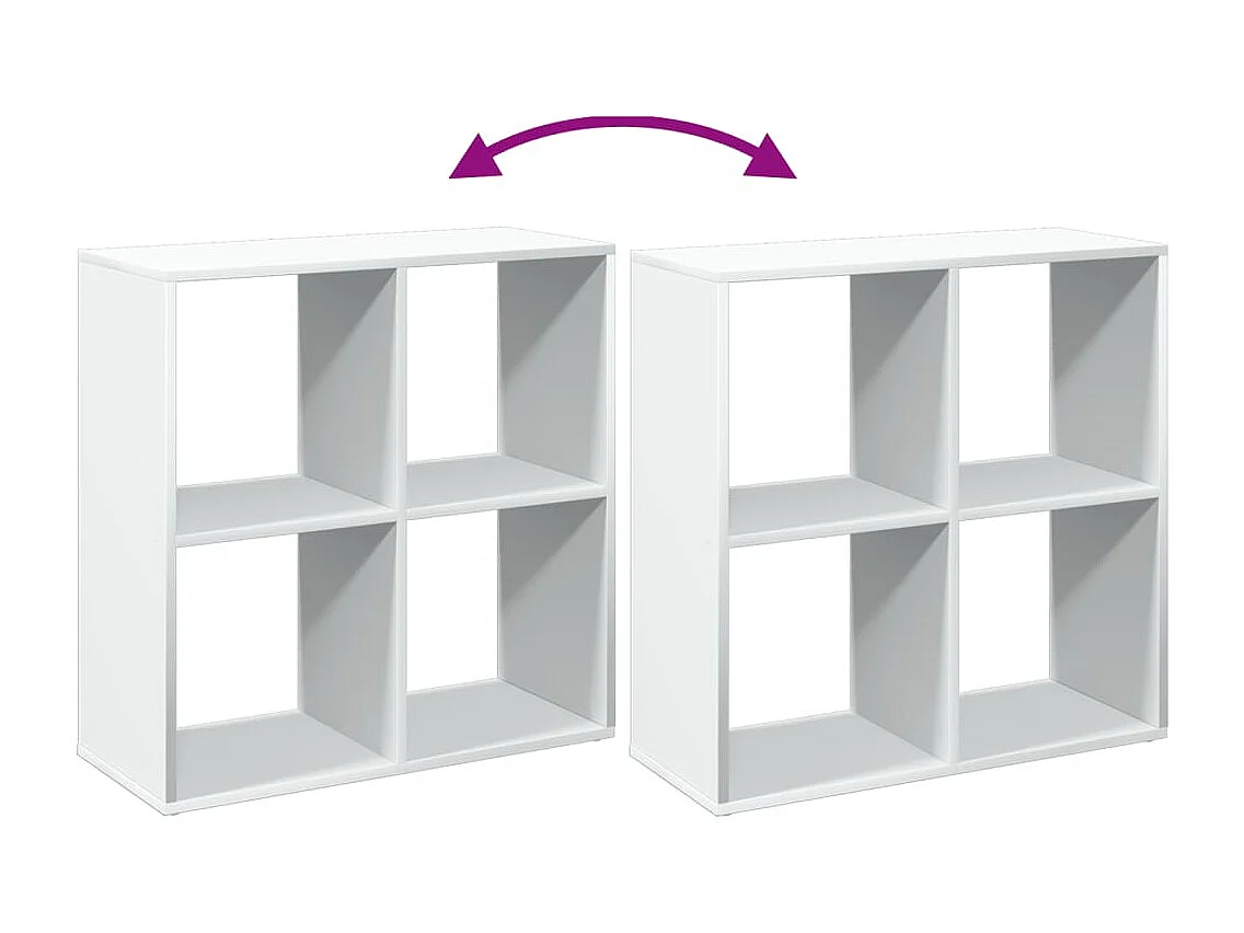 Libreria Divisorio Grigio Sonoma 69,5x29x103,5cm in Truciolato