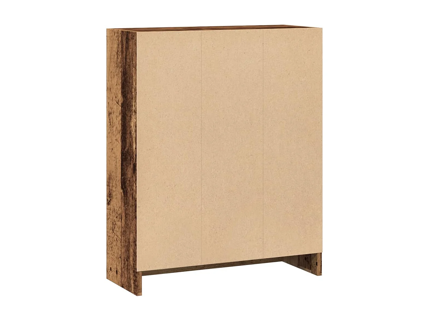 Chariot de rangement étroit blanc 48x13x68 cm bois d'ingénierie