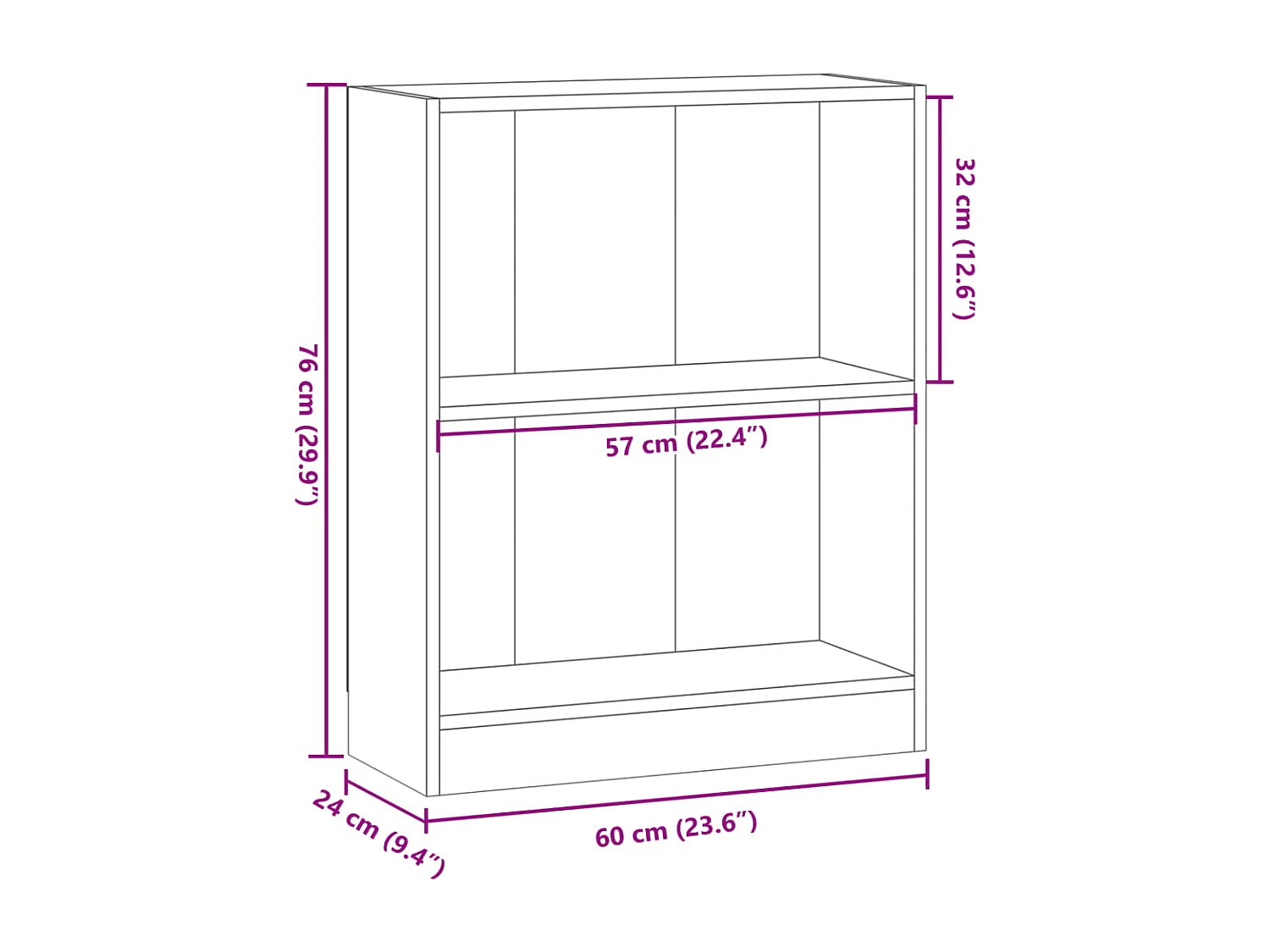 Chariot de rangement étroit blanc 48x13x68 cm bois d'ingénierie