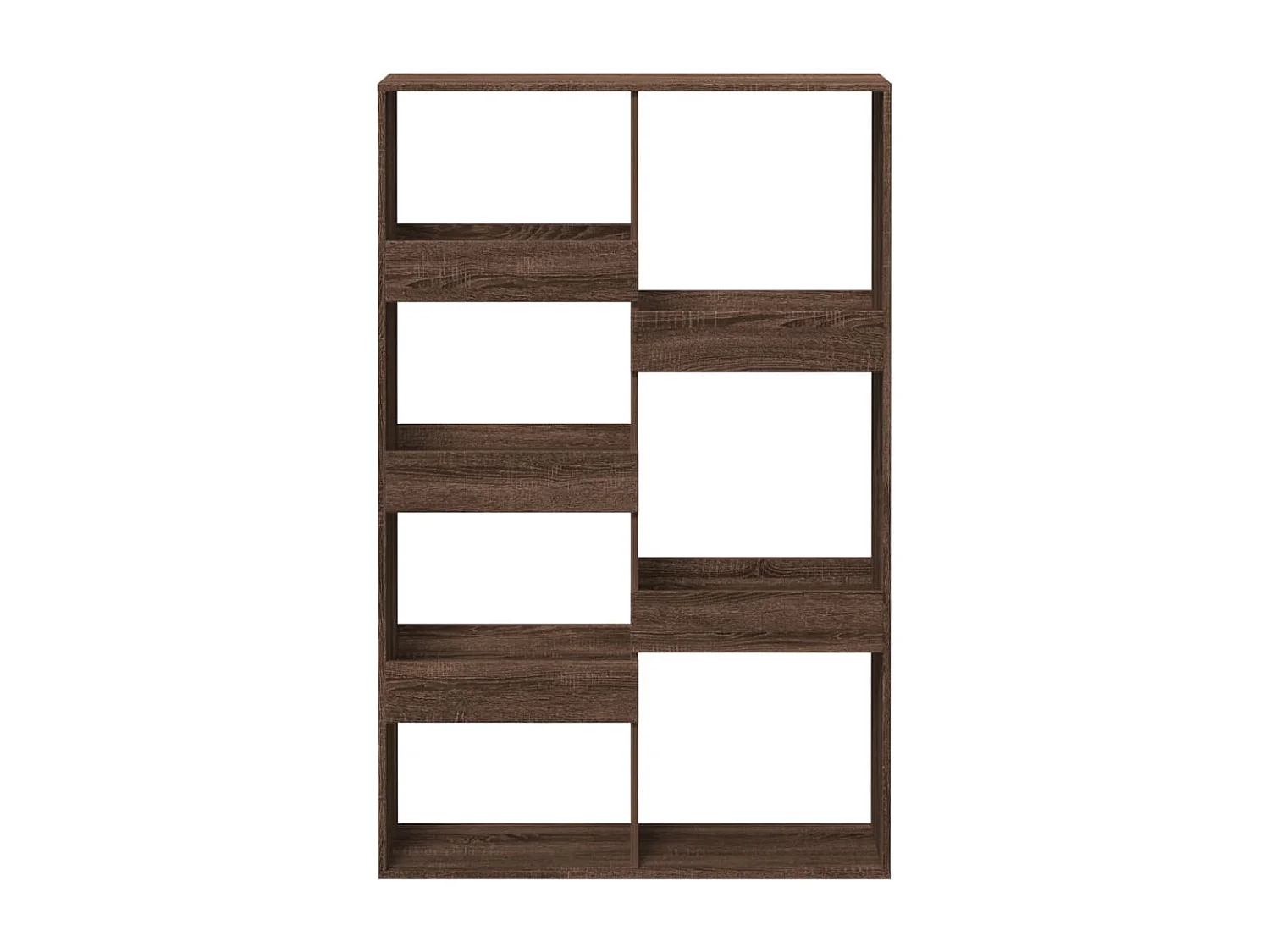 Bibliothèque chêne marron 100x33x155,5 cm bois d'ingénierie