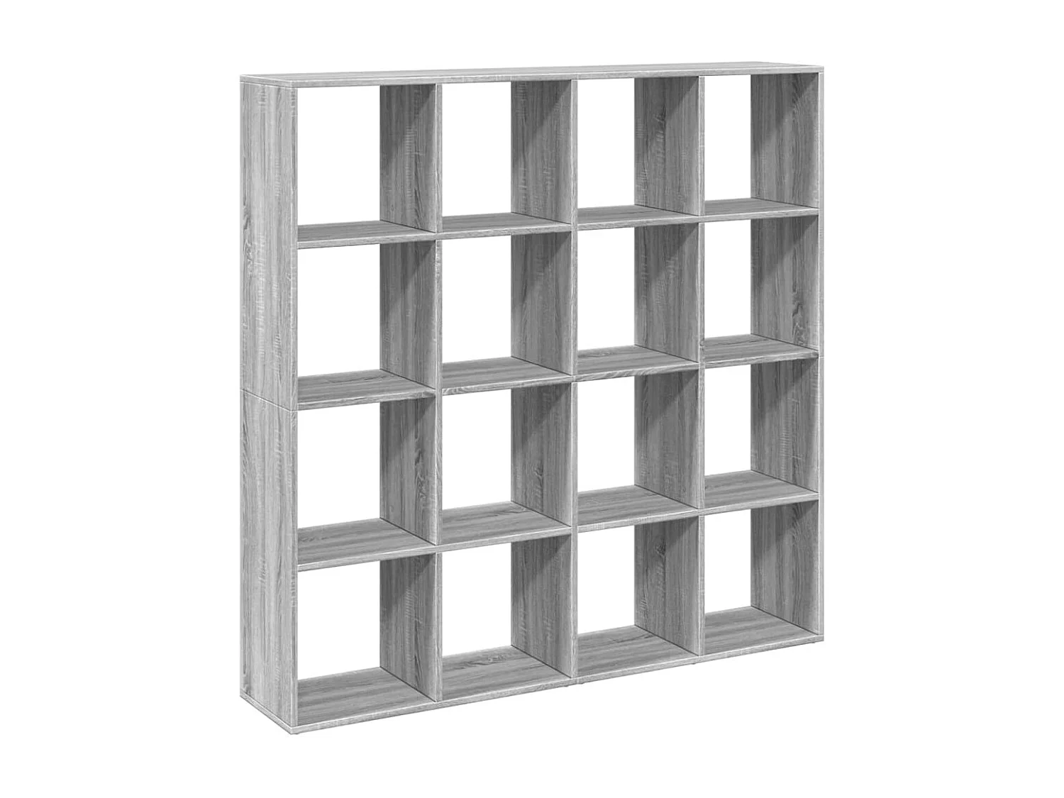 Estantería madera de ingeniería gris Sonoma 137,5x29x137,5 cm