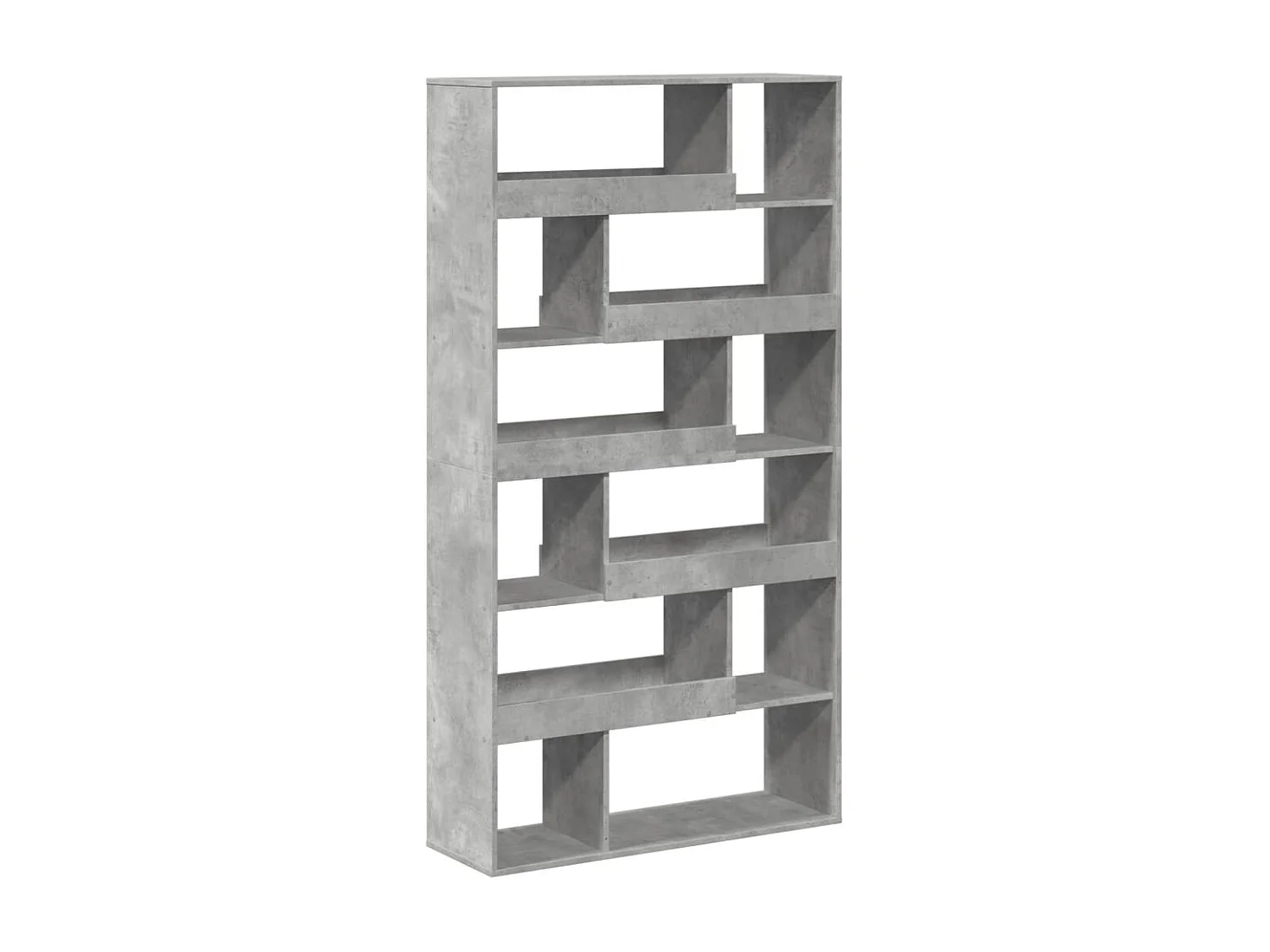 Buffet haut sonoma gris 92x33x180 cm bois d'ingénierie