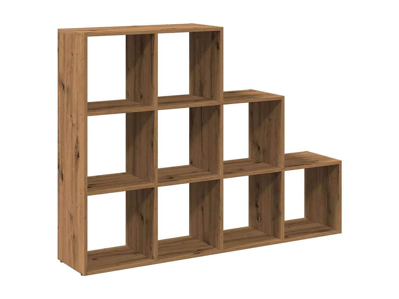 Libreria a 3 Ripiani Rovere 137,5x29x103,5 cm in Truciolato