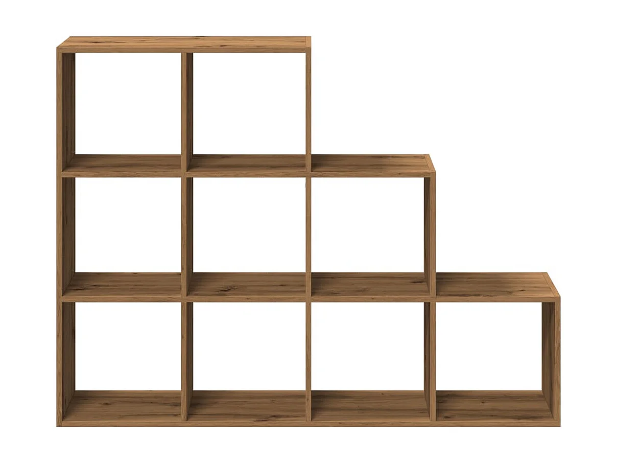 Libreria a 3 Ripiani Rovere 137,5x29x103,5 cm in Truciolato