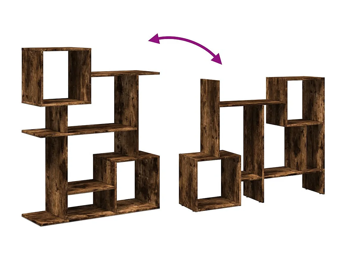 Libreria a 3 Ripiani Rovere 137,5x29x103,5 cm in Truciolato