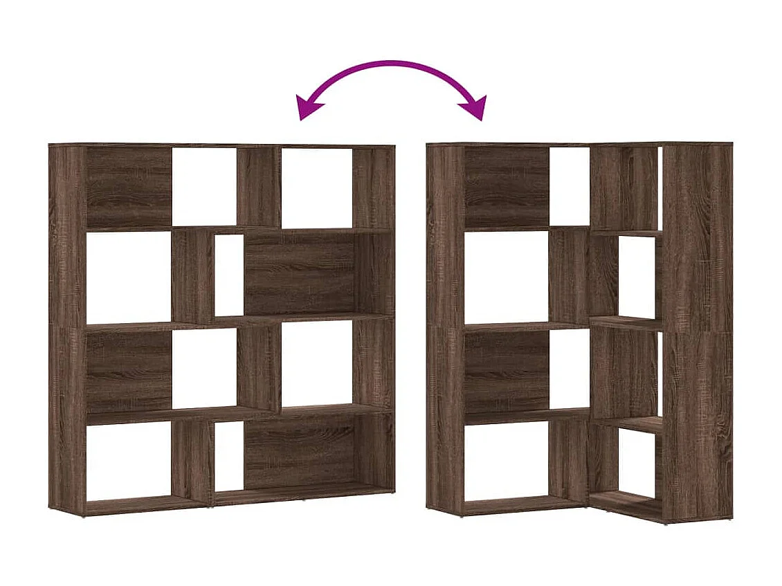 Bibliothèque sonoma gris 80x31x169 cm bois d'ingénierie