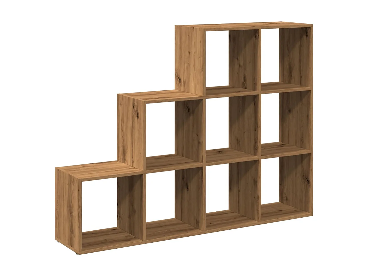 Libreria Divisorio 3Ripiani Legno Antico 70x24x97 cm Truciolato