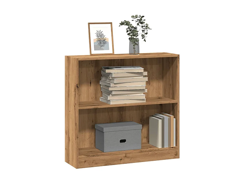 Bücherregal Artisan-Eiche 80x24x76cm Holzwerkstoff