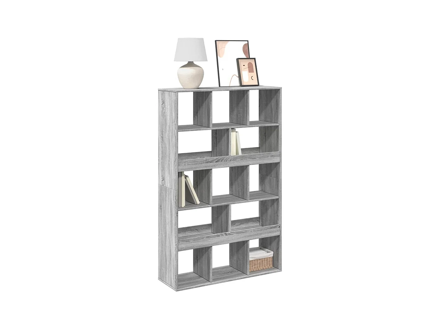 Bücherregal Grau Sonoma 100x33x156,5 cm Holzwerkstoff