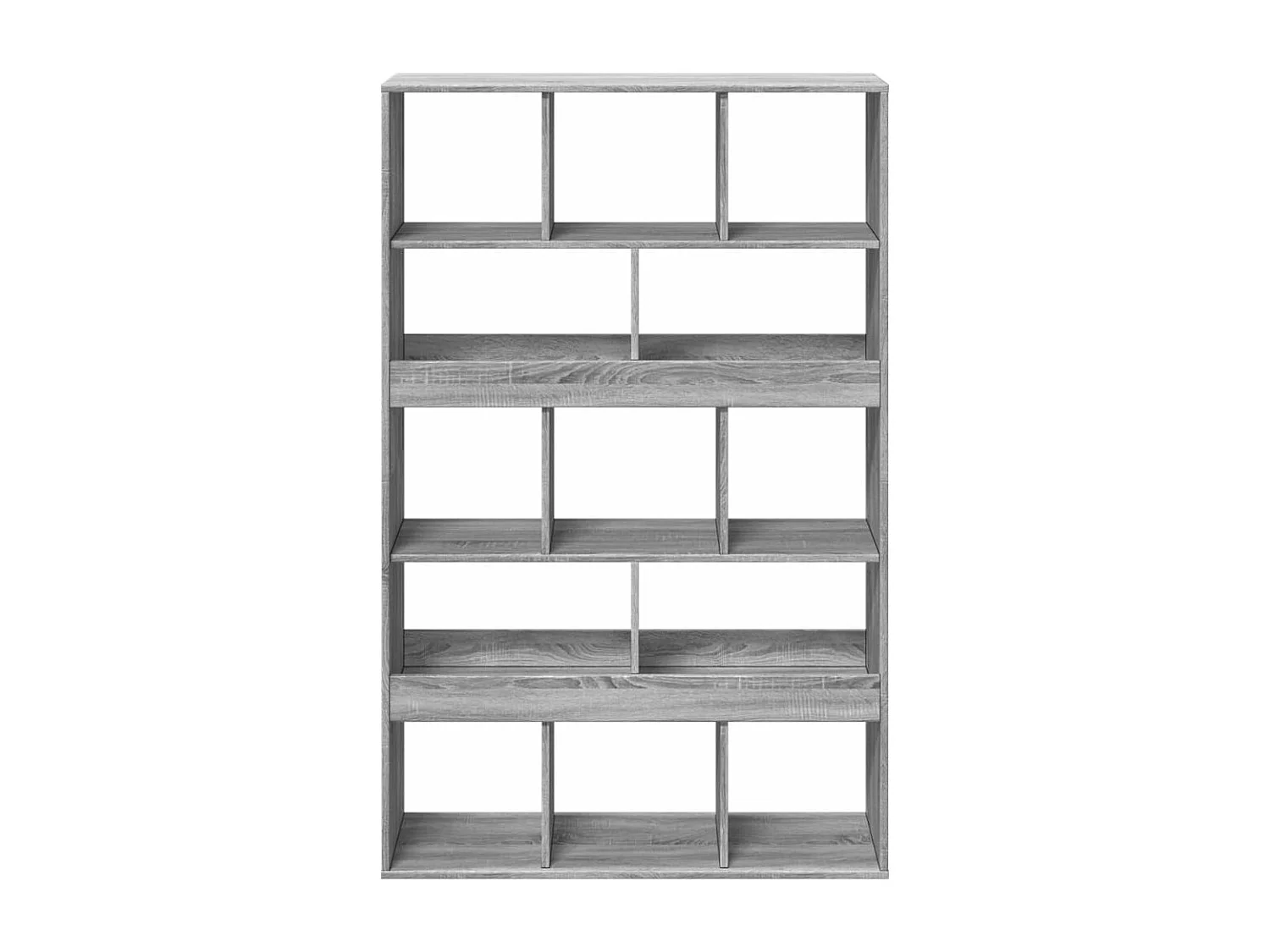 Bibliothèque sonoma gris 100x33x156,5 cm bois d'ingénierie