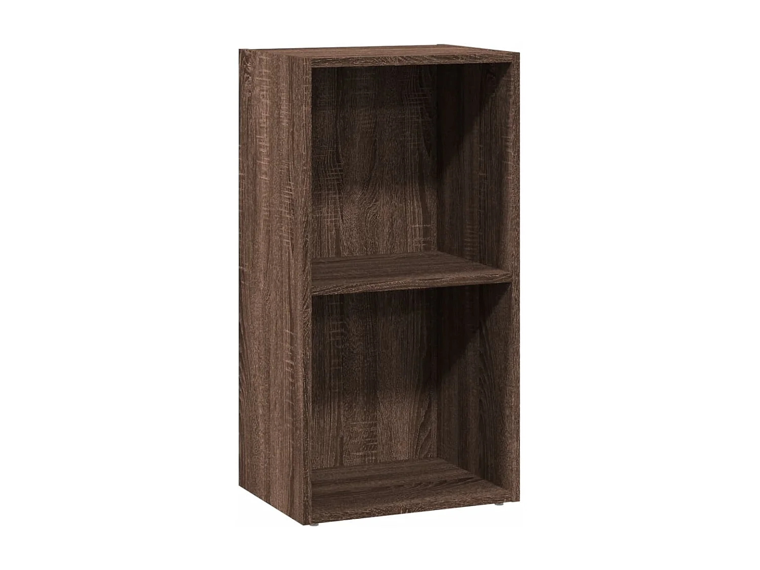 Bibliothèque chêne marron 40x30x77 cm bois d'ingénierie