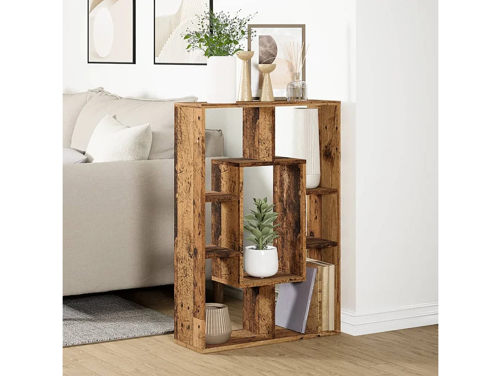 Libreria Legno Antico 63x20x90 cm in Truciolato