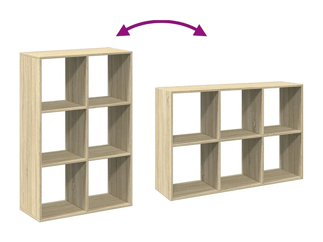 Libreria Legno Antico 63x20x90 cm in Truciolato