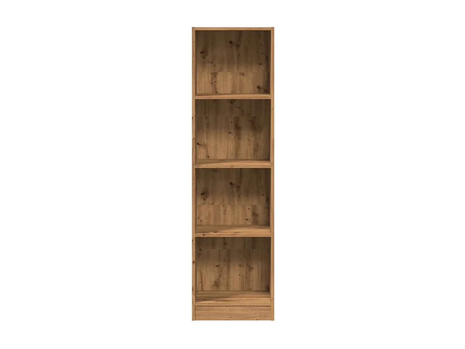 Bibliothèque chêne artisanal 40x24x143 cm bois d'ingénierie