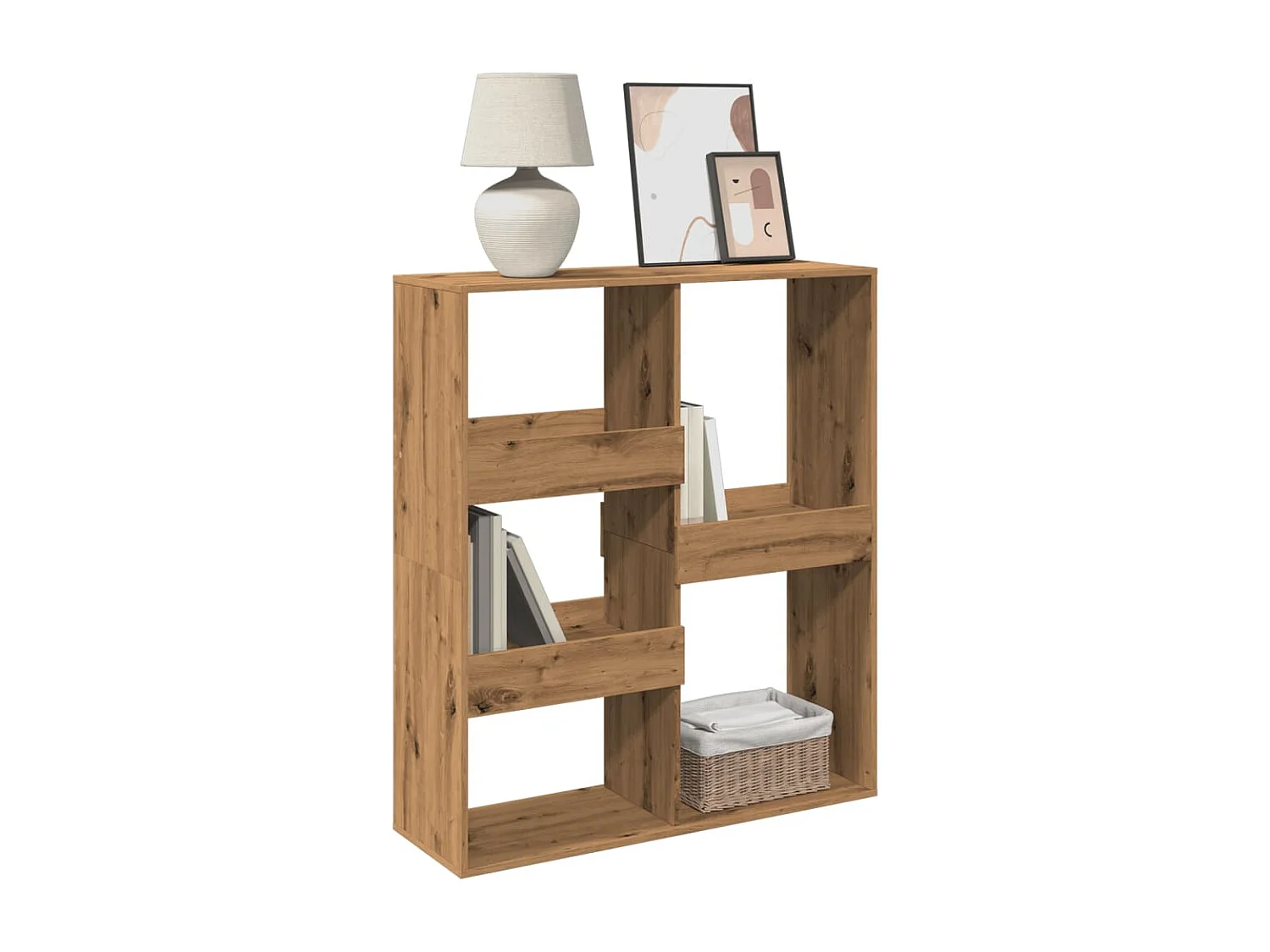 Libreria/Divisorio Rovere Artigianale 100x33x115 cm