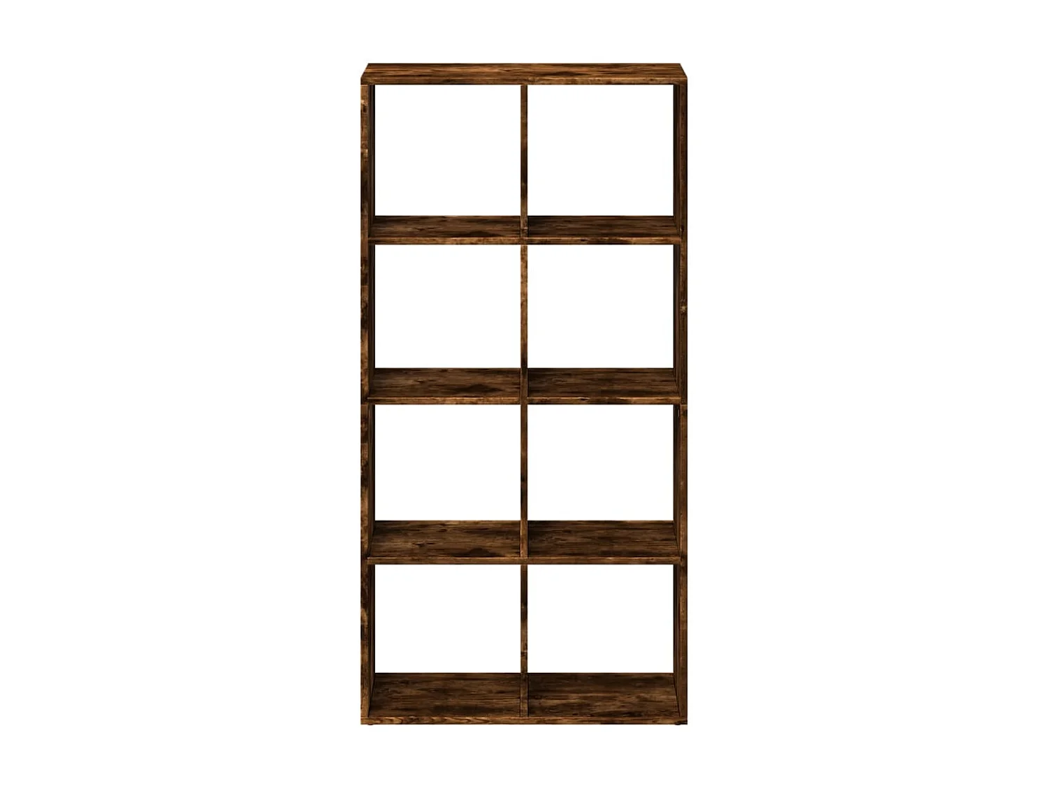 Étagère séparatrice de pièce chêne fumé 69,5x29x137,5 cm