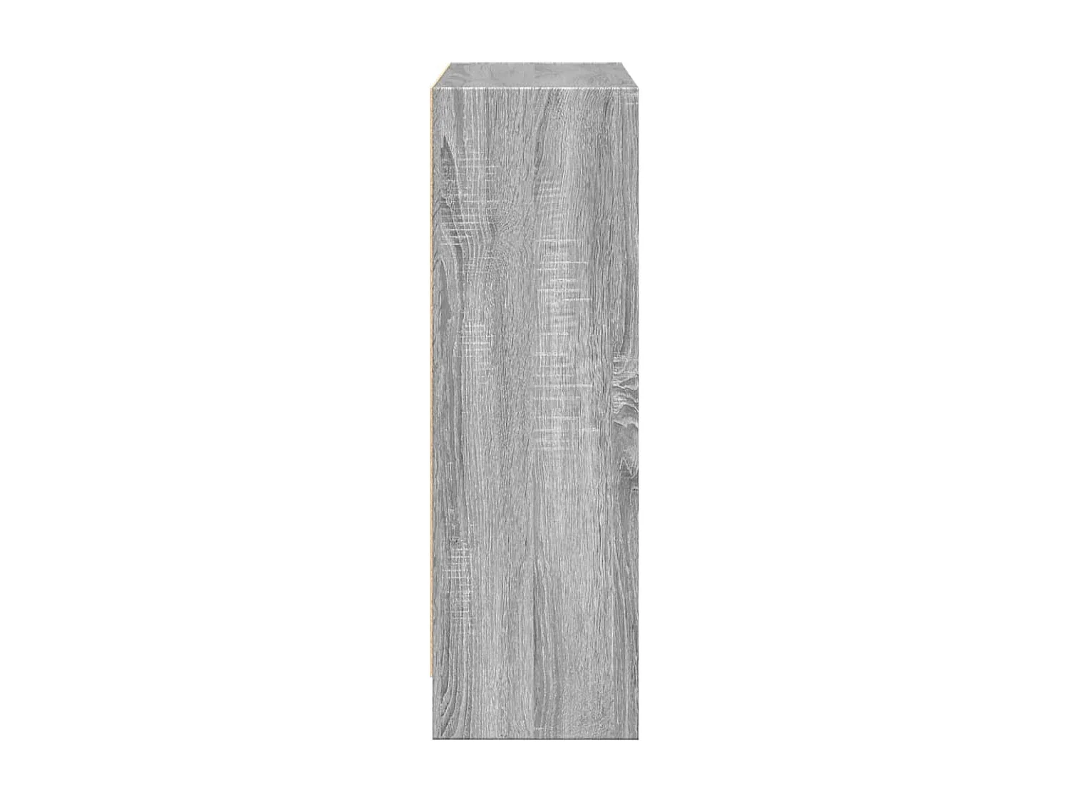 Estantería de madera de ingeniería gris Sonoma 80x24x76 cm