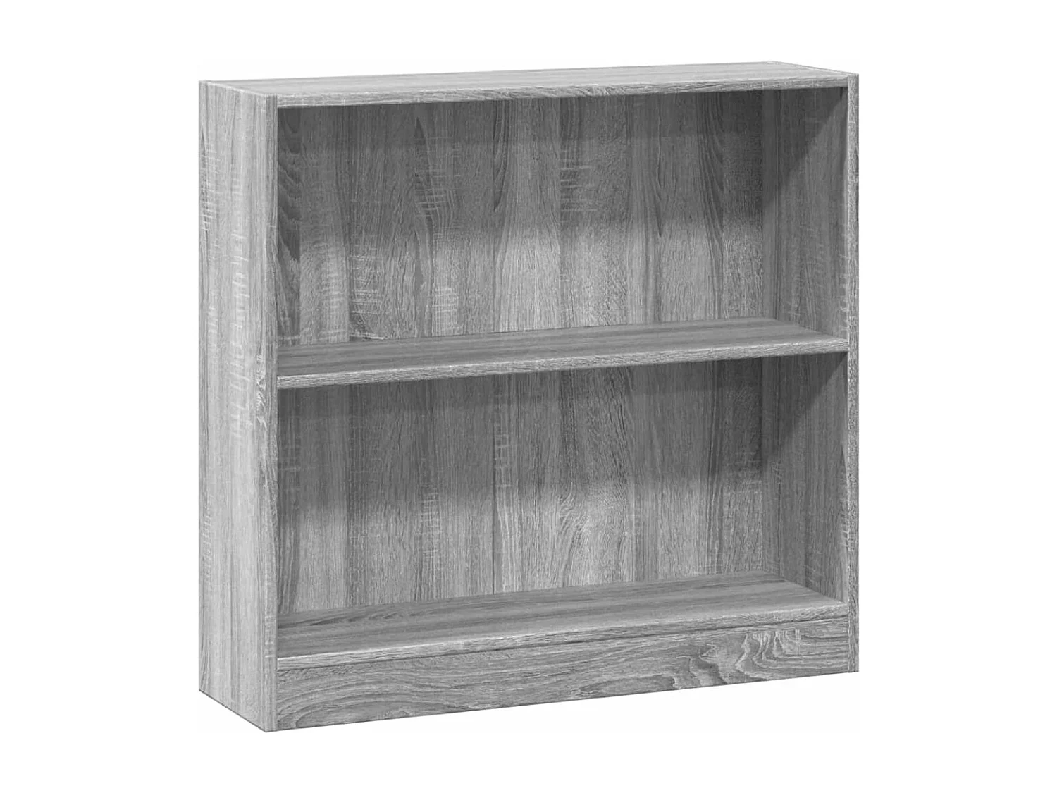 Bibliothèque sonoma gris 80x24x76 cm bois d'ingénierie