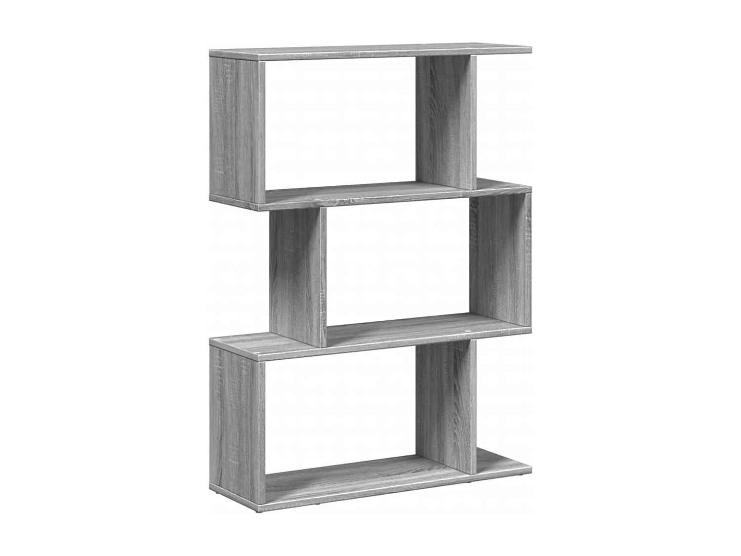 Libreria 3 Ripiani Grigio Sonoma 137,5x29x103,5 cm Truciolato