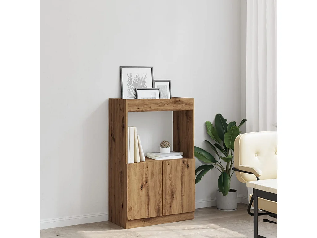 Highboard Artisan-Eiche 63x33x100 cm Holzwerkstoff
