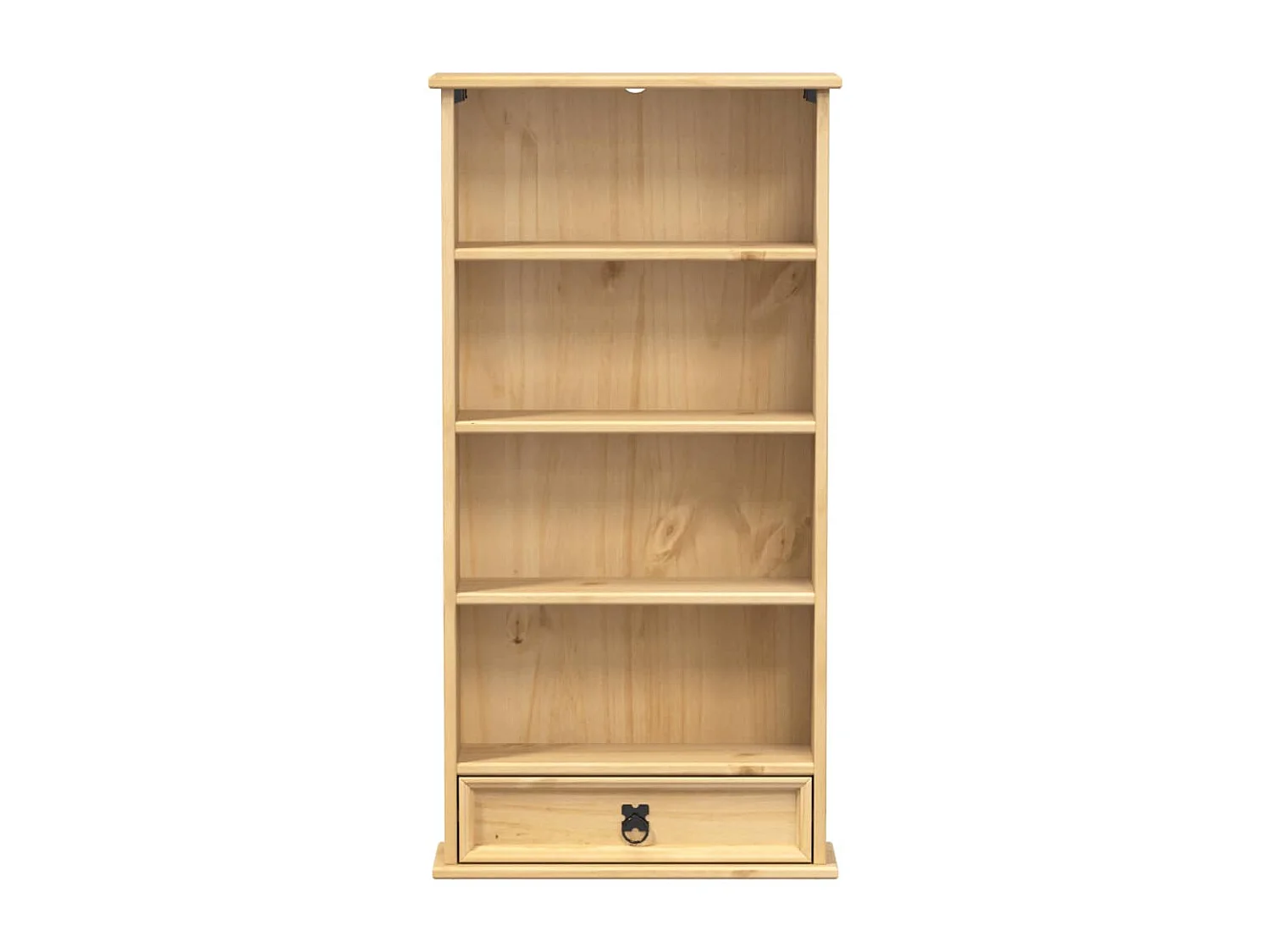 Armoire à CD Corona 52x17,5x103 cm bois de pin massif