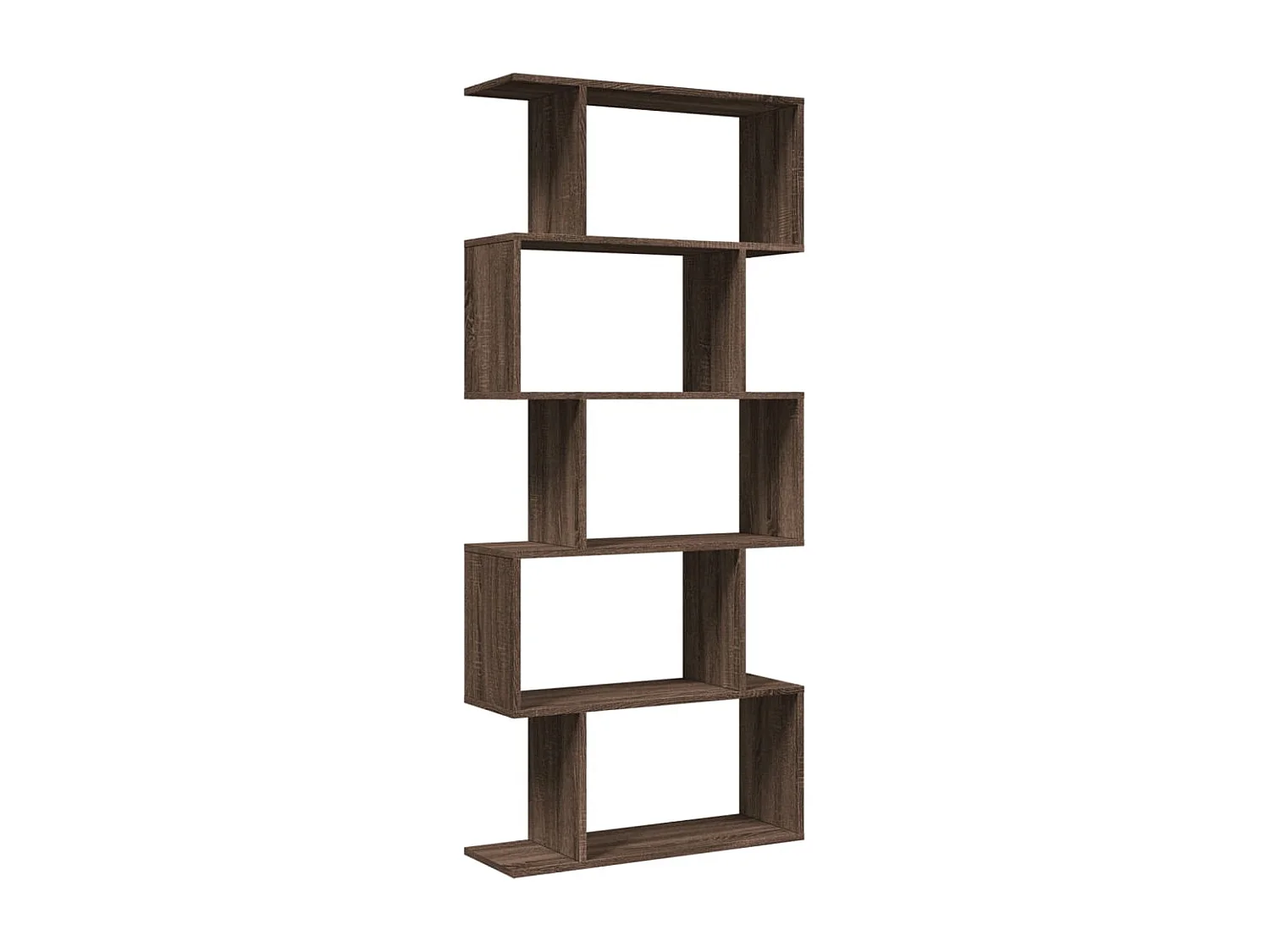 Libreria Rovere Artigianale 132x29x141,5cm in Legno Multistrato