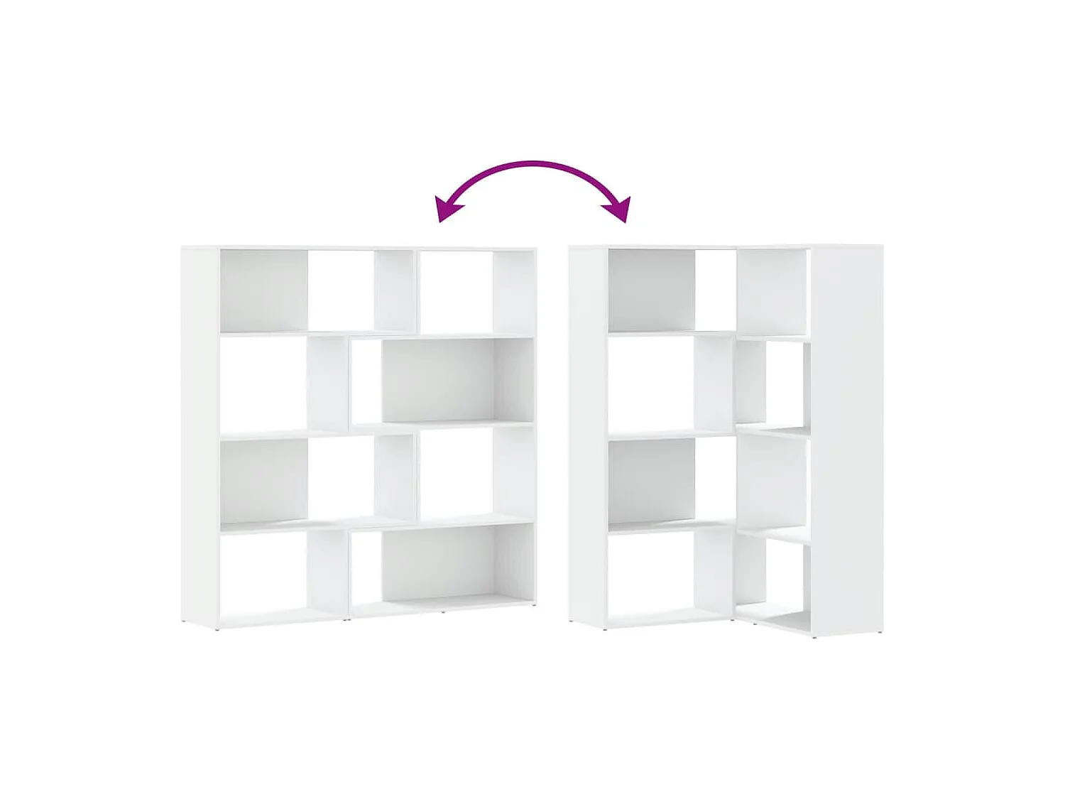 Estante com 5 prateleiras derivados de madeira preto