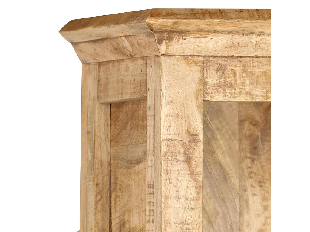 Libreria 50x30x180 cm in Legno Massello di Mango