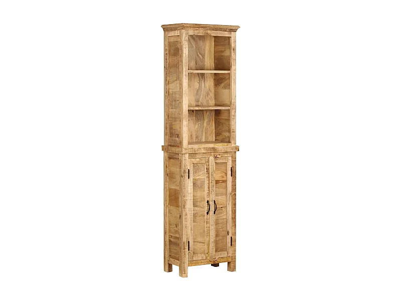 Estantería de madera maciza de mango 50x30x180 cm