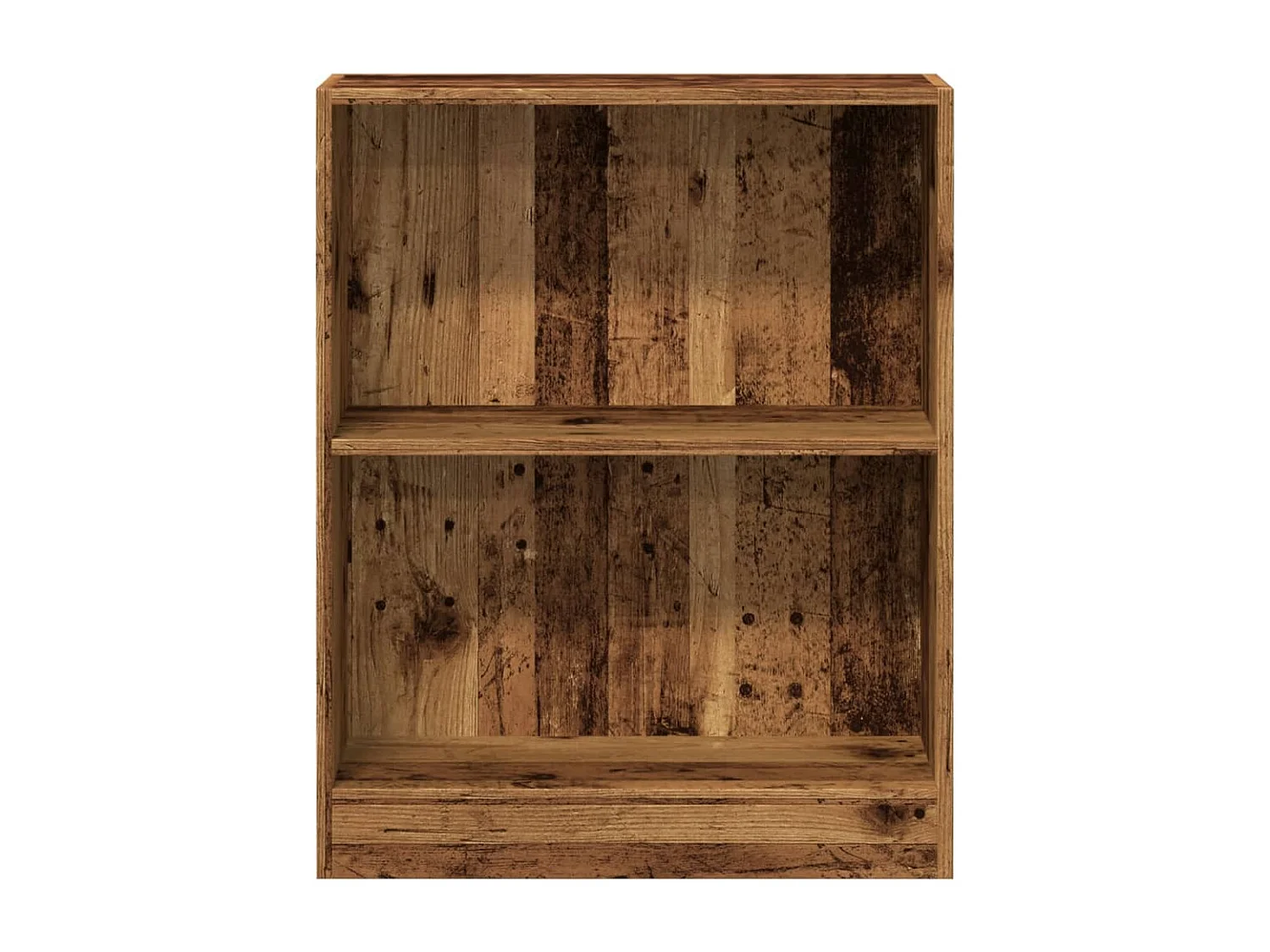 Bibliothèque vieux bois 60x24x76 cm bois d'ingénierie