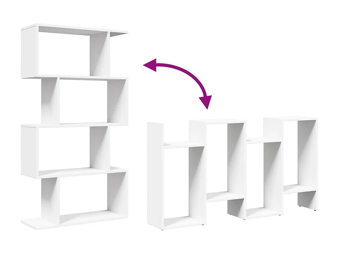 Boekenkast 60x24x76 cm bewerkt hout oud houtkleurig