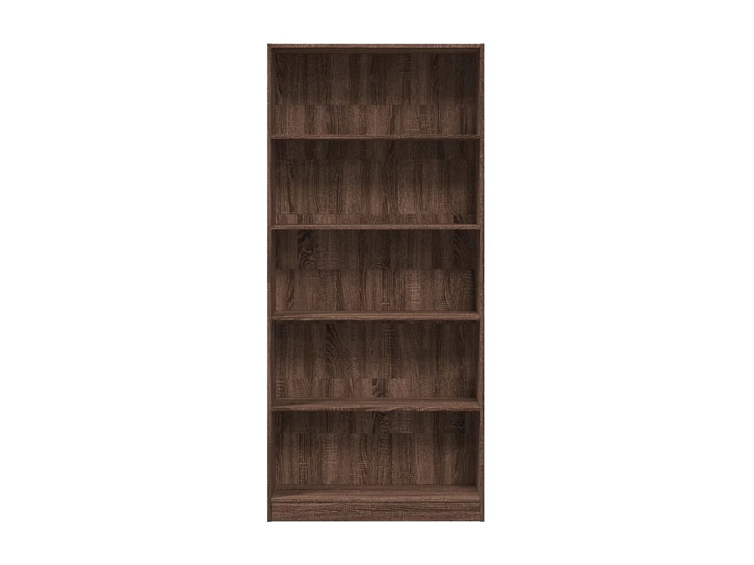 Libreria Rovere Marrone 80x24x176 cm in Legno Multistrato