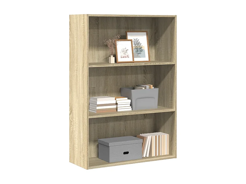 Libreria Rovere Sonoma 80x30x114 cm in Legno Multistrato