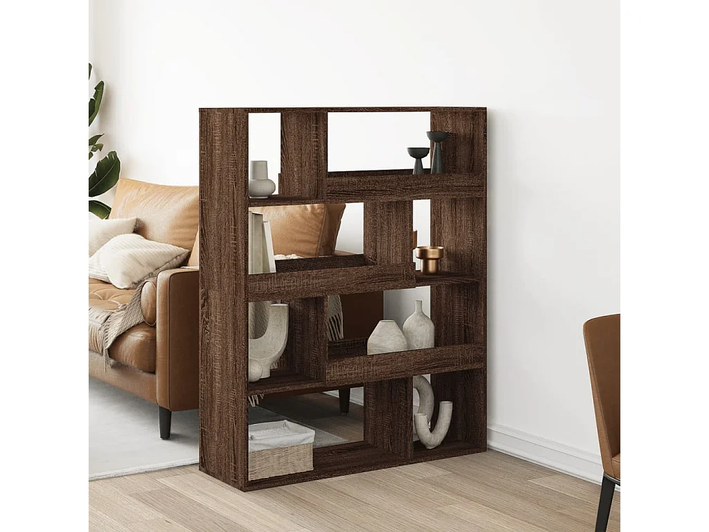 Bücherregal Eichen-Optik 100x33x125,5 cm Holzwerkstoff