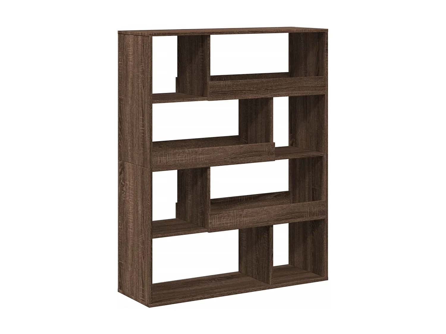 Bücherregal Eichen-Optik 100x33x125,5 cm Holzwerkstoff