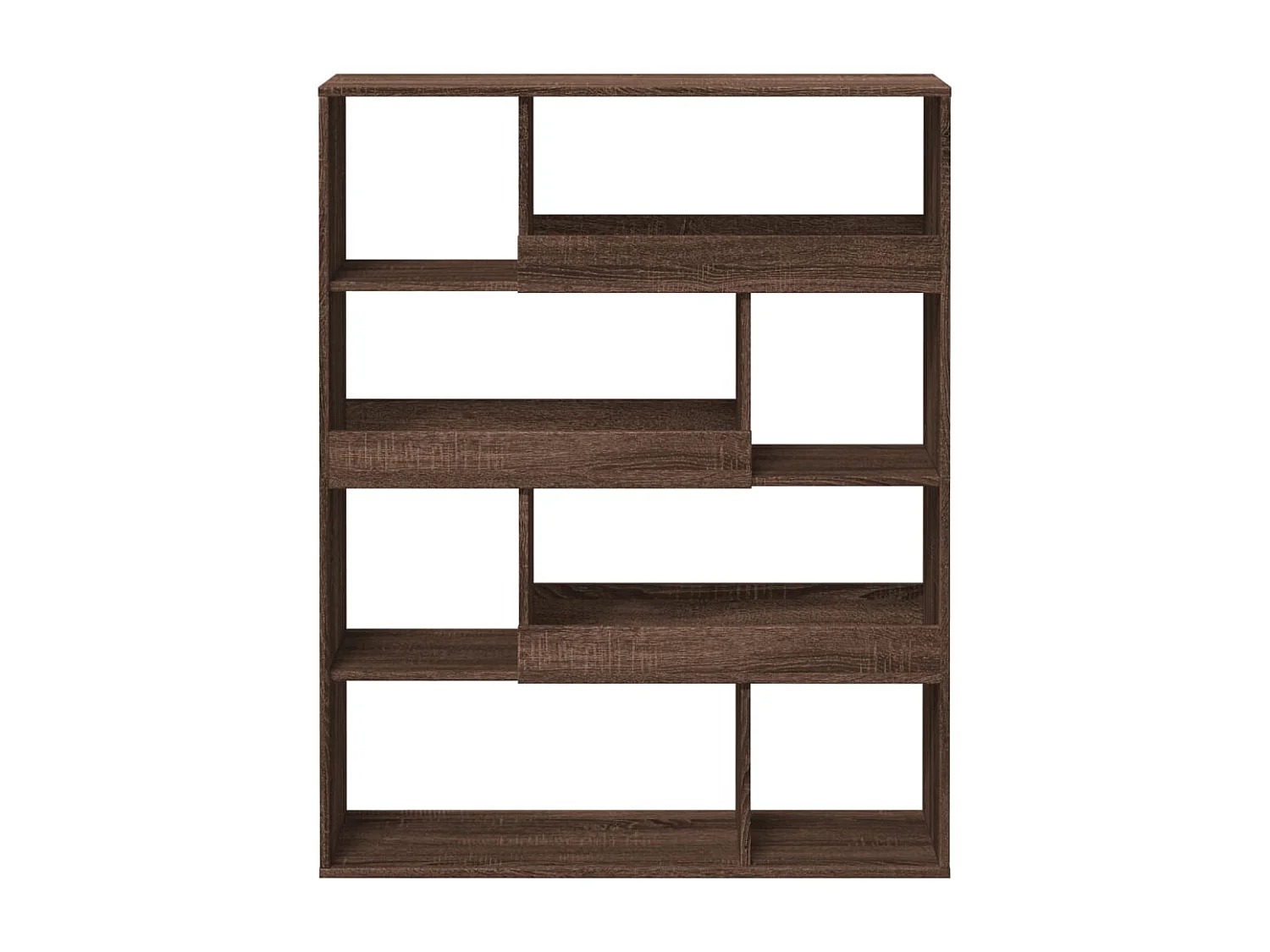 Bücherregal Eichen-Optik 100x33x125,5 cm Holzwerkstoff