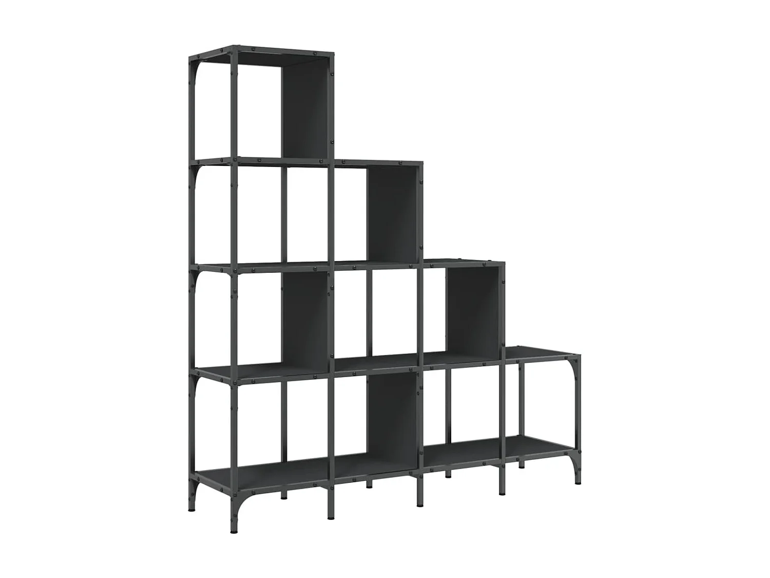 Bibliothèque VIKEN blanc 60x35x123 cm bois d'ingénierie