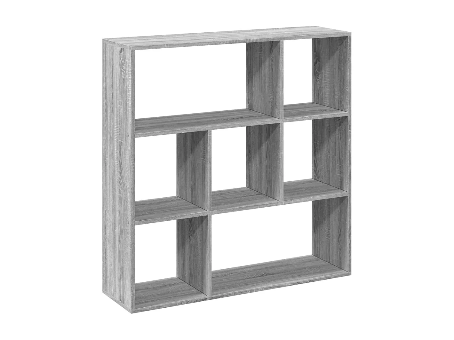 Raumteiler-Bücherregal Räuchereiche 69,5x29x69,5 cm