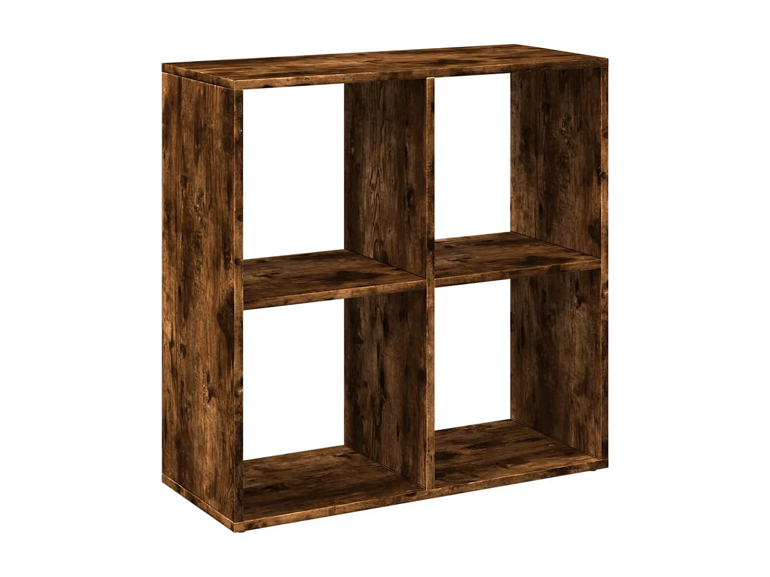 Étagère séparatrice de pièce chêne fumé 69,5x29x69,5 cm