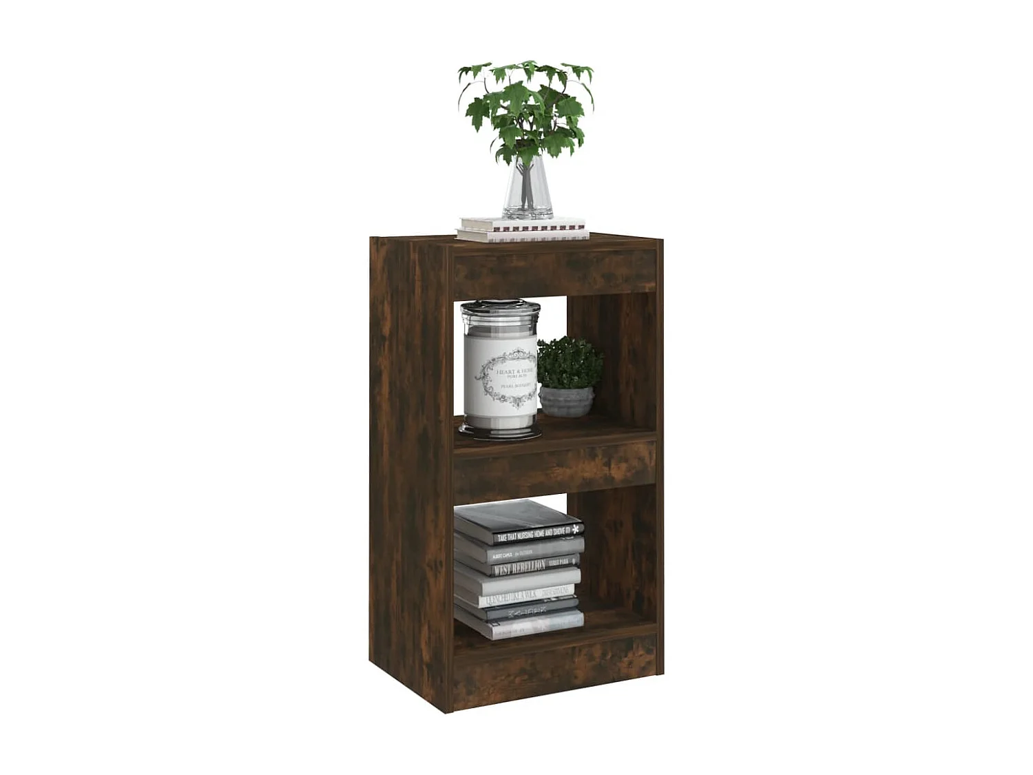 Bibliothèque Blanc 104x33x76 cm bois de pin massif