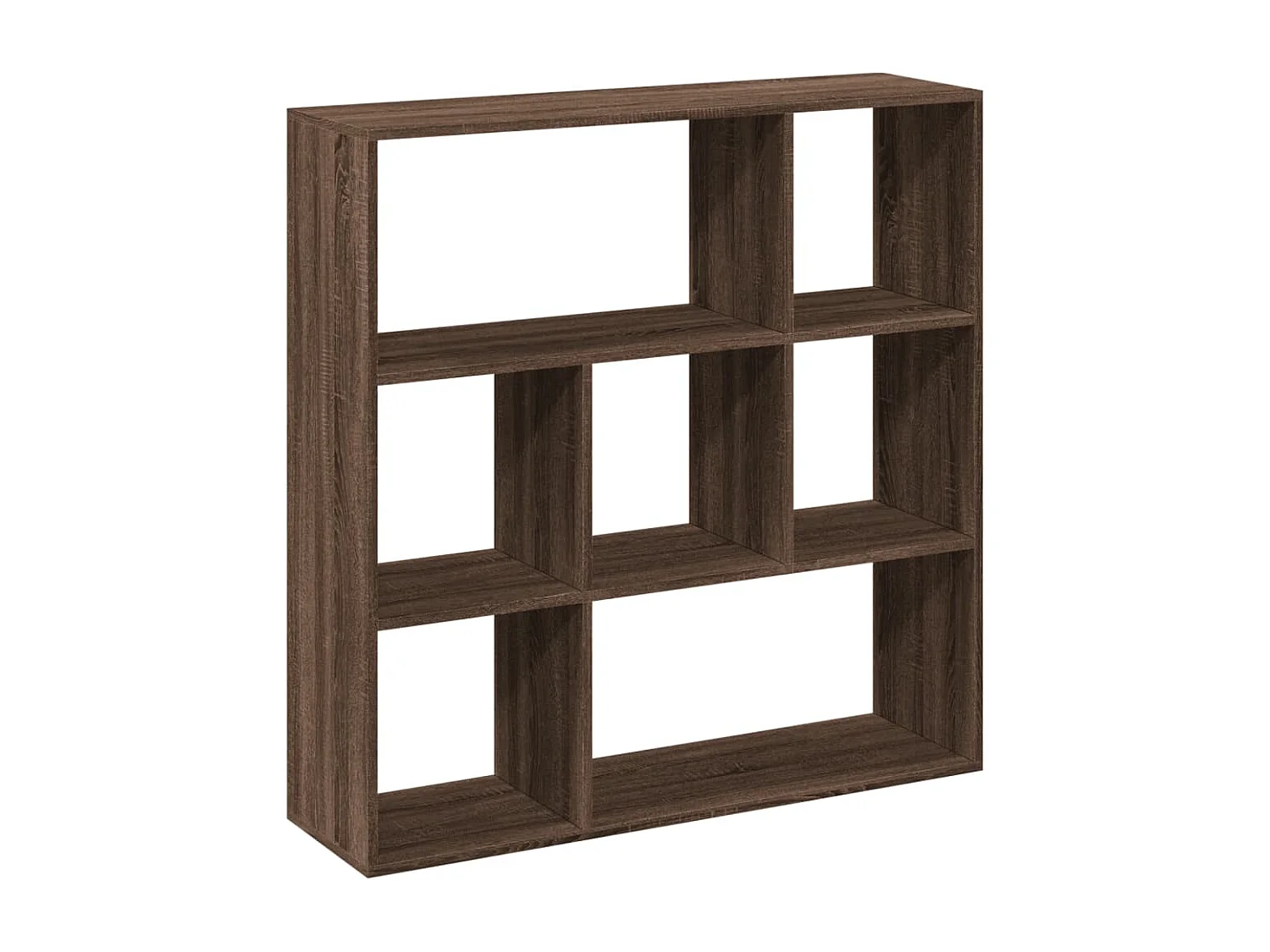 Libreria Divisorio Nera 102x29x103,5 cm in Truciolato