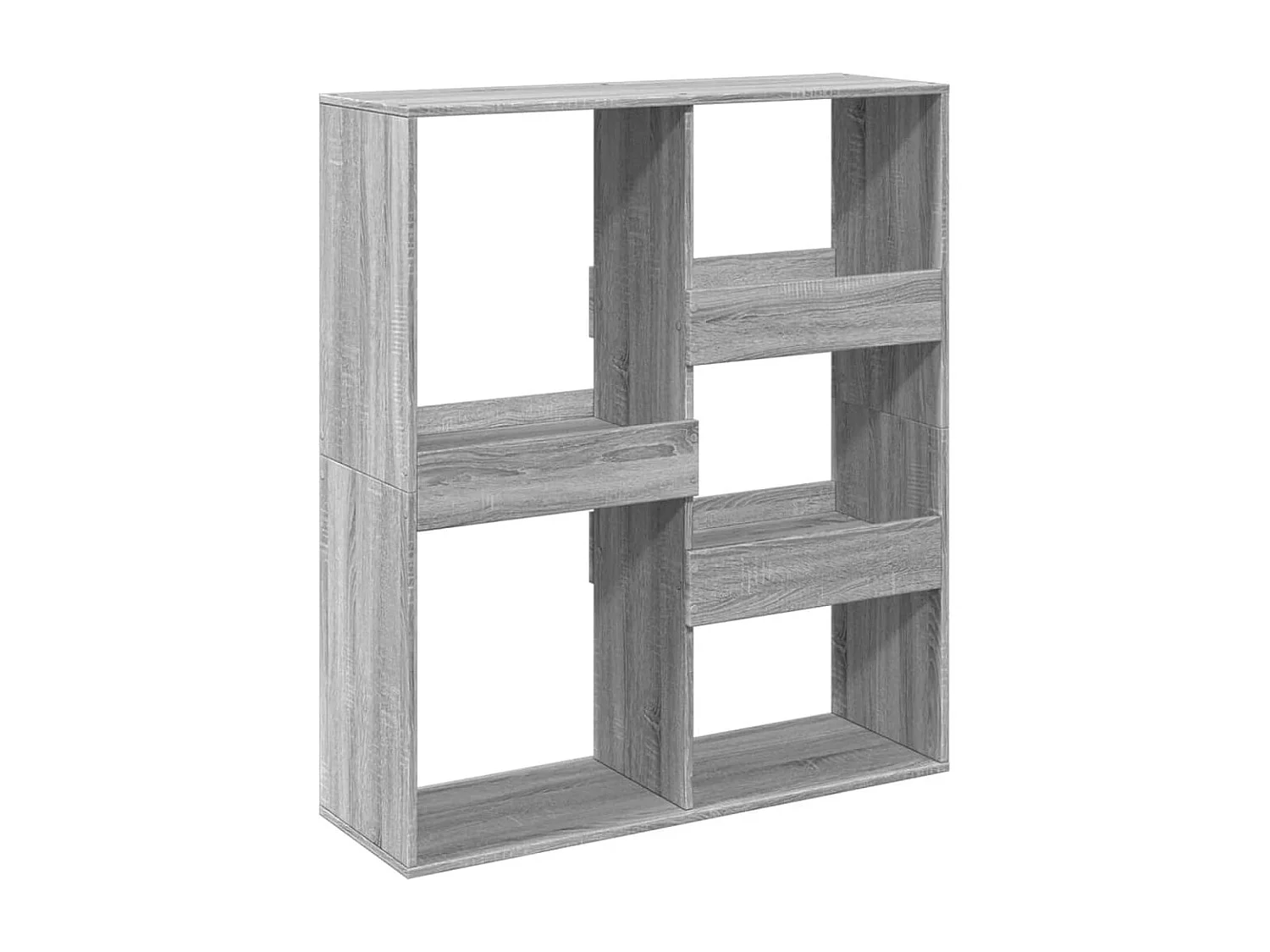 Separador de ambientes madera ingeniería negro 100x33x115 cm