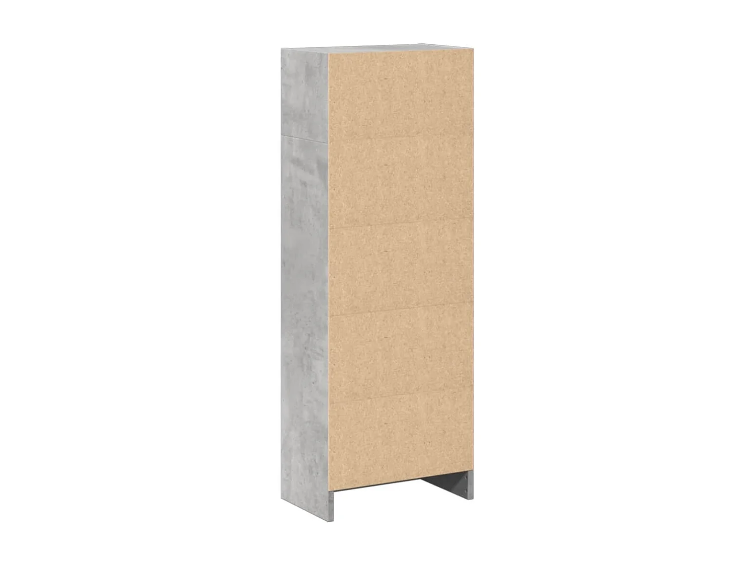 Boekenkast 40x24x109 cm bewerkt hout zwart
