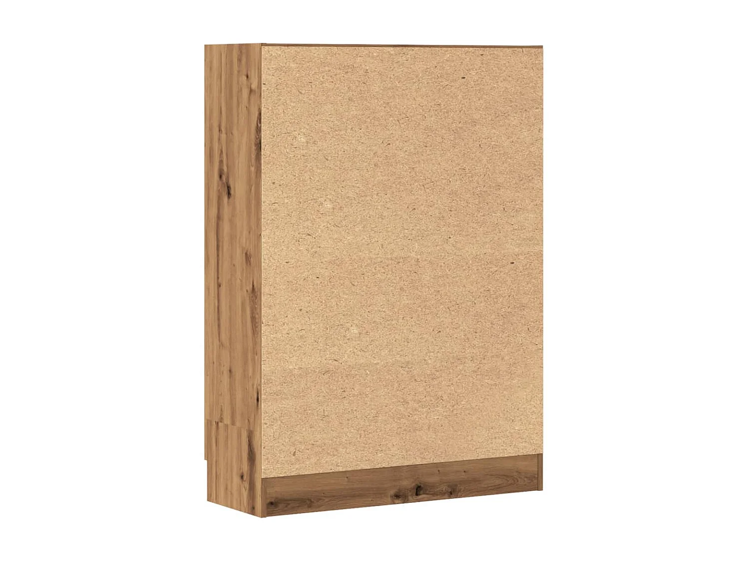 Aparador alto madera de ingeniería gris hormigón 63x33x180 cm