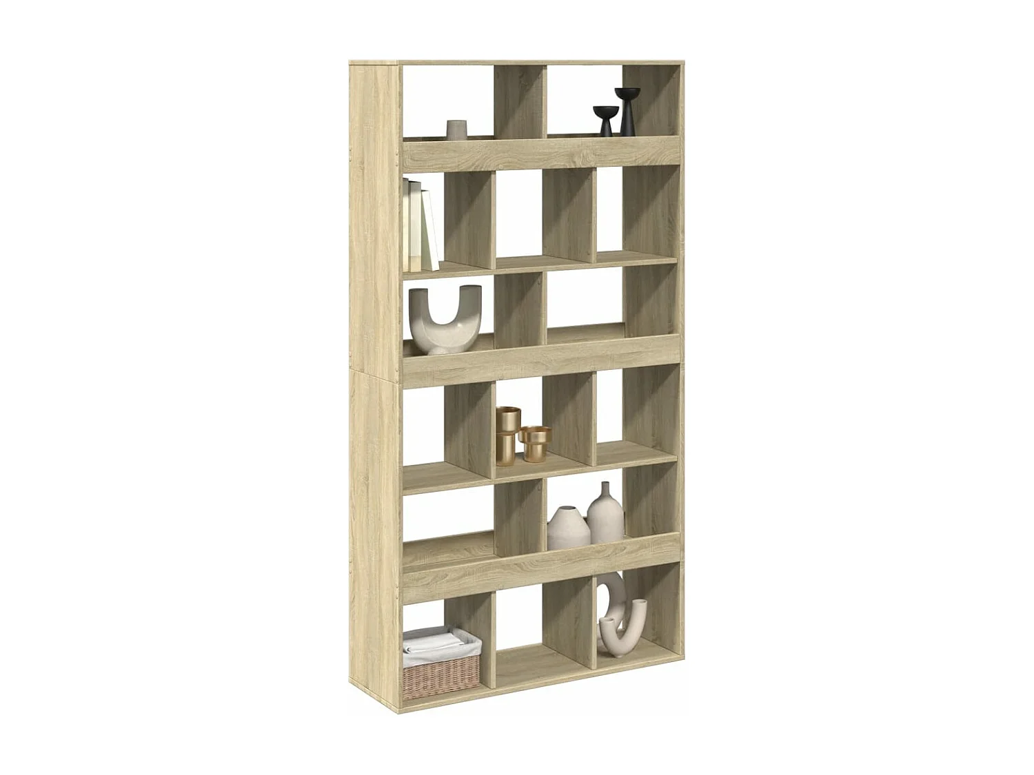 Cloison de séparation chêne sonoma bois d'ingénierie