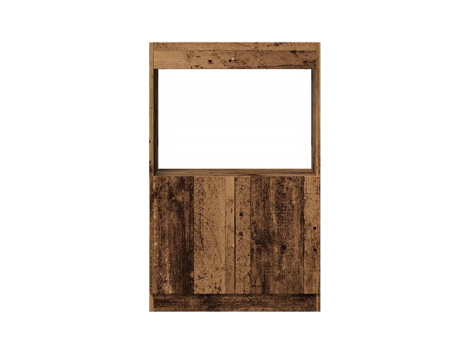 Buffet haut vieux bois 63x33x100 cm bois d'ingénierie