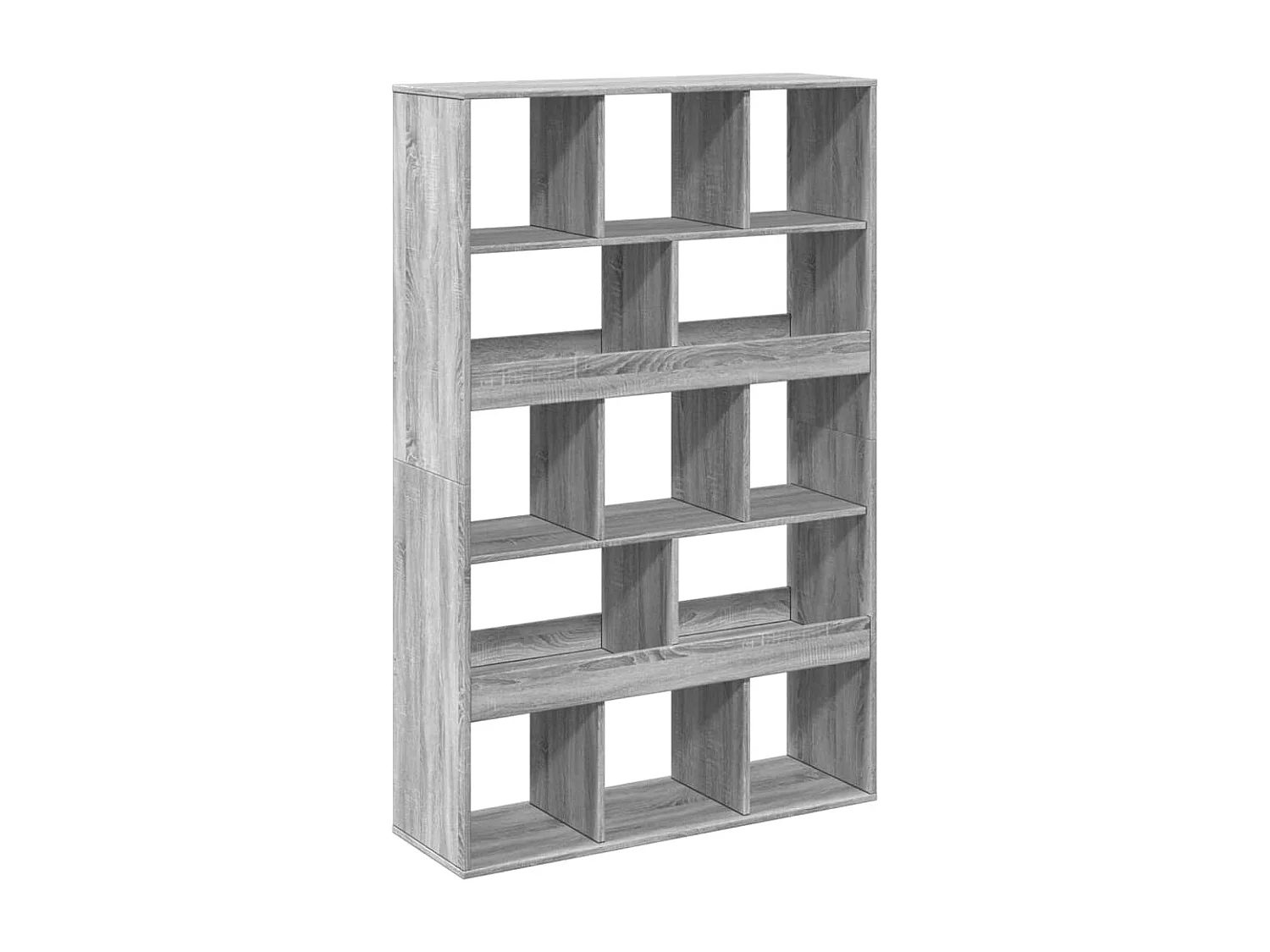 kamerscherm 100x33x156,5 cm bewerkt hout grijs sonoma eiken